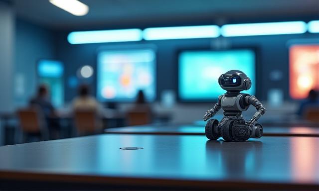 Aula moderna con herramientas tecnológicas